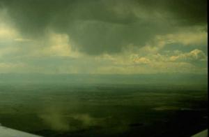 Microburst from air (b) Microburst from air (b)